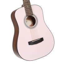 3/4 Earth Mini Acoustic Guitar With Gig Bag, Open Pore Ivory