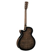 Performance Acoustic-Electric Guitar with Solid Spruce Top, Ash Black