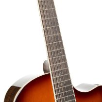 Performance Acoustic-Electric Guitar with Solid Spruce Top, Walnut Sunburst