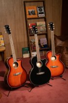 Performance Acoustic-Electric Guitar with Solid Spruce Top, Walnut Sunburst