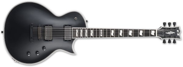 E-II Eclipse Electric Guitar, Black Satin