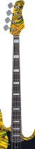 Sire V7 New Gen Jazz Bass Guitar with Marcus Super-J Revolution Pickups, Yellow Swirl