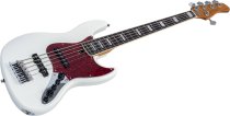 Sire V7 New Gen 5-String Jazz Bass Guitar with Marcus Super-J Revolution Pickups, Antique White