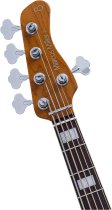 Sire V7 New Gen 5-String Jazz Bass Guitar with Marcus Super-J Revolution Pickups, Antique White