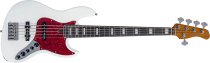 Sire V7 New Gen 5-String Jazz Bass Guitar with Marcus Super-J Revolution Pickups, Antique White