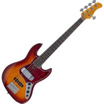Sire V7 Vintage New Gen 4-String Jazz Bass Guitar with Marcus Vintage-J Revolution Pickups, Tobacco Sunburst