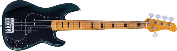 Sire P7 New Gen 5 String PJ Bass Guitar with Marcus Super-PJ Revolution Pickups, Dark Forest