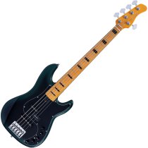 Sire P7 New Gen 5 String PJ Bass Guitar with Marcus Super-PJ Revolution Pickups, Dark Forest
