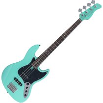 Sire V3 New Gen 4-String Jazz Bass Guitar with Marcus Standard J-Revolution Pickups, Mild Green