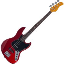 Sire V3 New Gen 4-String Jazz Bass Guitar with Marcus Standard J-Revolution Pickups, Candy Apple Red