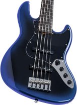 Sire V3 New Gen 5-String Jazz Bass Guitar with Marcus Standard J-Revolution Pickups, Midnight Blueburst