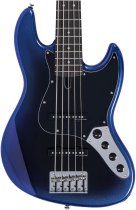 Sire V3 New Gen 5-String Jazz Bass Guitar with Marcus Standard J-Revolution Pickups, Midnight Blueburst