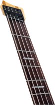 M6 Headless 5-String Bass Guitar with Marcus Heritage-3 Preamp and Gig Bag, Blue swirl