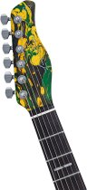 Sire T7 SW T-Style Electric Guitar with LC Super-Modern Pickups, Yellow Swirl