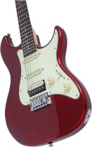 Sire S1 Double-Cut Electric Guitar with Standard HSS Pickups, Candy Apple Red
