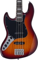 Sire V7 New Gen Left-Handed 4-String Jazz Bass Guitar with Marcus Super-J Revolution Pickups, Tobacco Sunburst