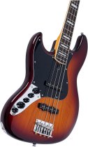 Sire V7 New Gen Left-Handed 4-String Jazz Bass Guitar with Marcus Super-J Revolution Pickups, Tobacco Sunburst