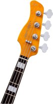 Sire V7 New Gen Left-Handed 4-String Jazz Bass Guitar with Marcus Super-J Revolution Pickups, Tobacco Sunburst