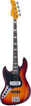 Sire V7 New Gen Left-Handed 4-String Jazz Bass Guitar with Marcus Super-J Revolution Pickups, Tobacco Sunburst