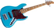 Sire V7 New Gen 5-String Jazz Bass Guitar with Marcus Super-J Revolution Pickups, Tide Pool