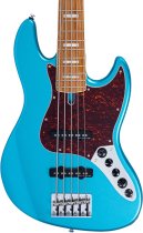 Sire V7 New Gen 5-String Jazz Bass Guitar with Marcus Super-J Revolution Pickups, Tide Pool