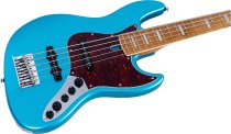 Sire V7 New Gen 5-String Jazz Bass Guitar with Marcus Super-J Revolution Pickups, Tide Pool