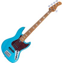 Sire V7 New Gen 5-String Jazz Bass Guitar with Marcus Super-J Revolution Pickups, Tide Pool