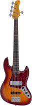Sire V7 Vintage New Gen 5-String Jazz Bass Guitar with Marcus Vintage-J Revolution Pickups, Tobacco Sunburst