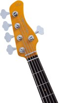 Sire V7 Vintage New Gen 5-String Jazz Bass Guitar with Marcus Vintage-J Revolution Pickups, Tobacco Sunburst
