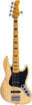 Sire V7 Vintage Ash New Gen 4-String Jazz Bass Guitar with Marcus Vintage-J Revolution Pickups, Natural