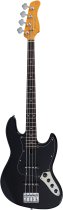 Sire V3 New Gen 4-String Jazz Bass Guitar with Marcus Standard J-Revolution Pickups, Black Satin