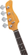 Sire V3 New Gen 4-String Jazz Bass Guitar with Marcus Standard J-Revolution Pickups, Black Satin