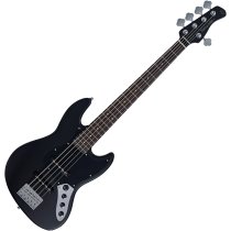 Sire V3 New Gen 5-String Jazz Bass Guitar with Marcus Standard J-Revolution Pickups, Black Satin
