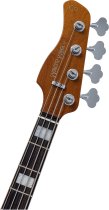 Sire P7 New Gen Left-Handed 4-String PJ Bass Guitar with Marcus Super-PJ Revolution Pickups, Tobacco Sunburst