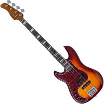 Sire P7 New Gen Left-Handed 4-String PJ Bass Guitar with Marcus Super-PJ Revolution Pickups, Tobacco Sunburst