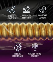 Attune Phosphor Bronze Acoustic Guitar String Light 012-053