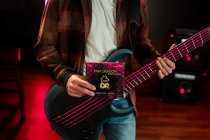 Pink Dragon 6-String Pink Coated Silver-Plated Steel Bass String 30-125