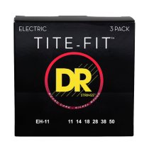 Electric Guitar Strings, Nickel Plated, Heavy, 3 Pack (.011-.050)