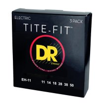 Electric Guitar Strings, Nickel Plated, Heavy, 3 Pack (.011-.050)