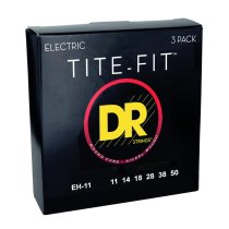 Electric Guitar Strings, Nickel Plated, Heavy, 3 Pack (.011-.050)