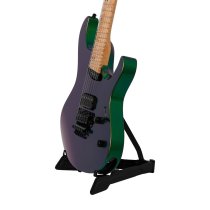 Maverick Flame Maple Electric Guitar with Case, Green Chameleon