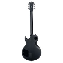 Single-Cut Electric Guitar for Classic Rock & Metal with EMG 81/60 Active Humbuckers, Black Satin