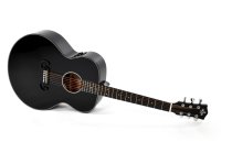 1 Series Grand Jumbo Acoustic/Electric Guitar - Metallic Flake Black