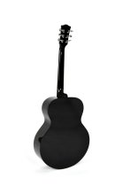 1 Series Grand Jumbo Acoustic/Electric Guitar - Metallic Flake Black