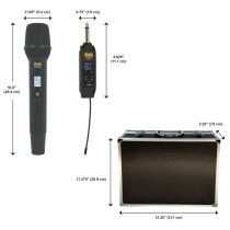 Four-Channel Wireless Handheld Microphone System