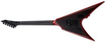 Arrow Black Metal Electric Guitar, Black Red Burst Satin