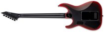 M-6 Evertune 30 Black Metal Electric Guitar, Black Red Burst Satin