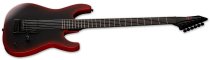 M-6 Evertune 30 Black Metal Electric Guitar, Black Red Burst Satin