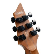 Baritone Electric Guitar with Seymour Duncan Sentient & Nazgûl Humbuckers, Natural Black Burst