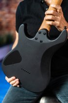 Baritone Electric Guitar with Seymour Duncan Sentient & Nazgûl Humbuckers, Natural Black Burst